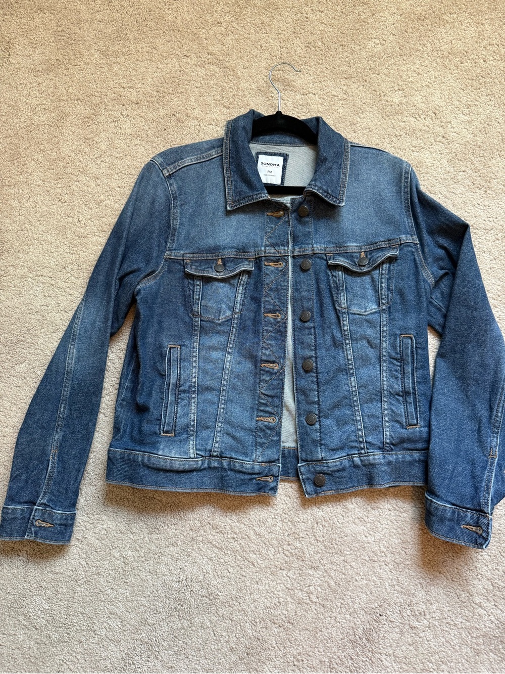 Sonoma Goods For Life Women’s Denim Jacket in Medium Blue size PM